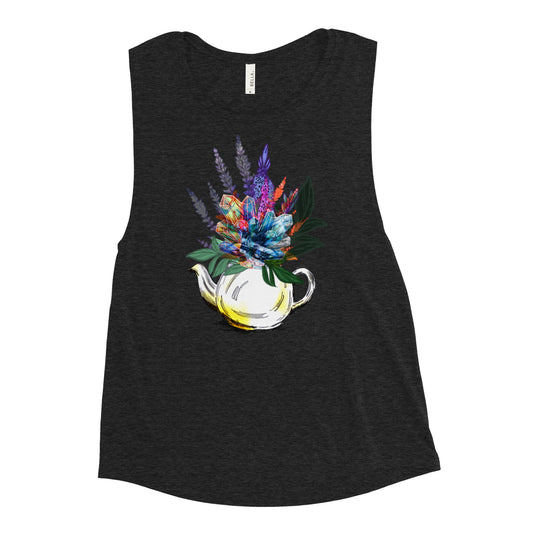 Ladies’ Muscle Tank - Cup of Bliss