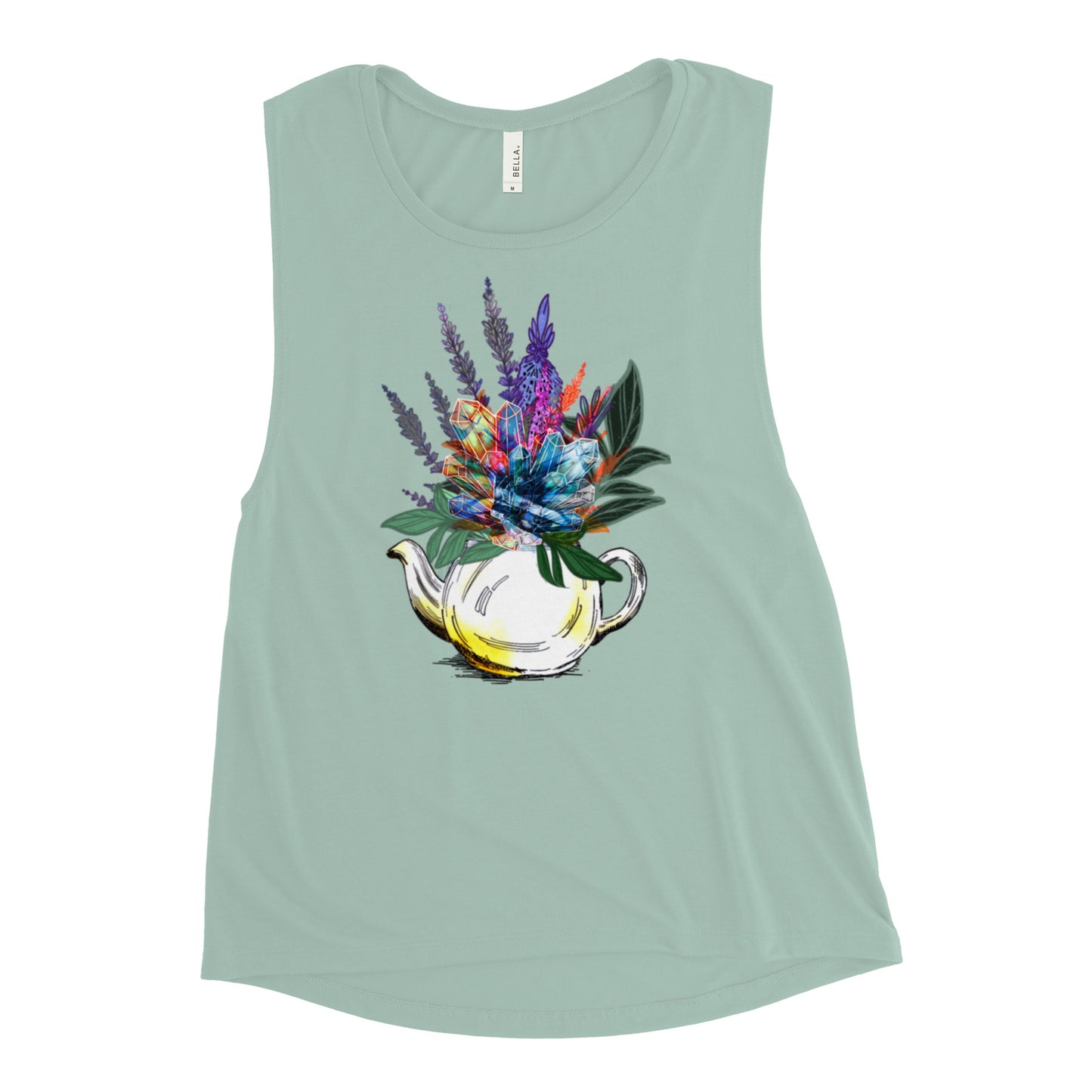 Ladies’ Muscle Tank - Cup of Bliss