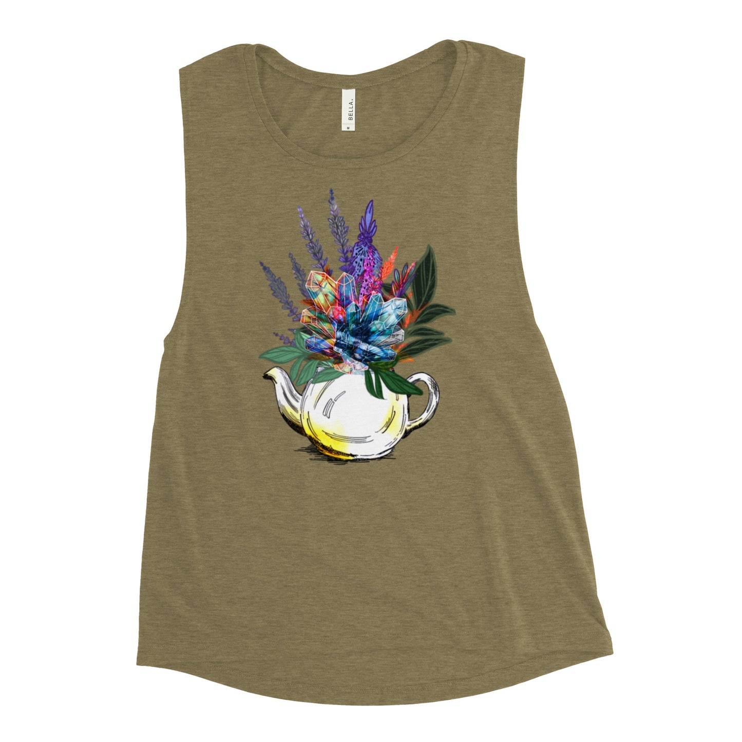 Ladies’ Muscle Tank - Cup of Bliss